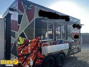 2024 8.5' x 16' Kitchen Food Concession Trailer with Pro Fire System