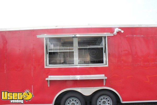 2015 22' Very Versatile Red Mayhem Food Concession Trailer