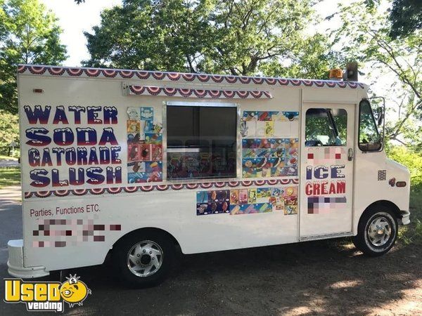 Ford Step Van Ice Cream Truck / Mobile Ice Cream Vending Unit