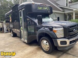 Barely Used 2016 Ford E550 Diesel Food Truck with Pro-Fire Suppression System