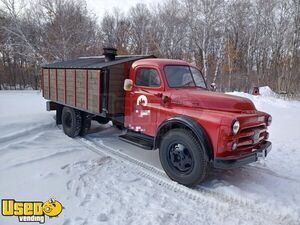 Vintage 1952 Dodge Farm Grain Truck Converted Into a Woodfire Pizza Truck