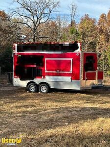 2015 - 8.5' x 16' Freedom Kitchen Food Concession Trailer | Mobile Food Unit