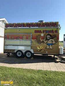 2001 8' x 16' Haulmark Kitchen Food Trailer with All NSF Equipment | Concession Trailer