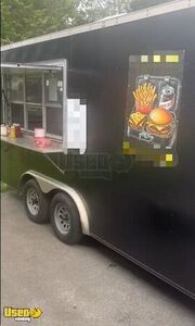 Well Equipped - 8' x 16' Kitchen Food  Concession Trailer with Fire Suppression System