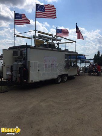 7' x 18' Food Concession Trailer