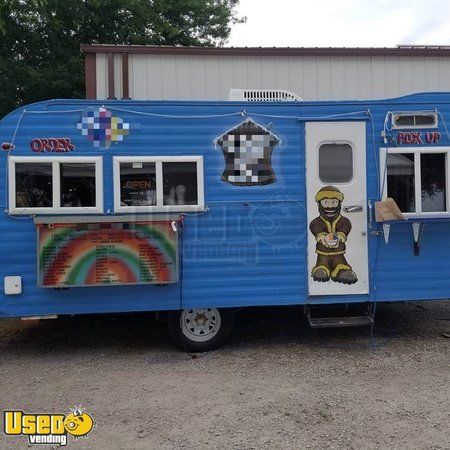Vintage 1965 Holiday Rambler 8' x 16' Snowball Concession Trailer/Shaved Ice Stand