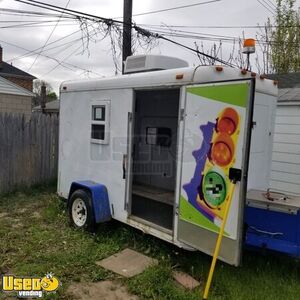 Basic Compact 6' x 10' Empty Concession Trailer / Mobile Vending Unit