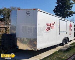 2017 - 8' x 28' Diamond Cargo Barbecue Trailer with Restroom