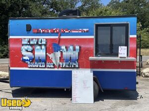 2021 - 7' x 12' Sno Cone Concession Trailer | Shaved Ice Concession Trailer