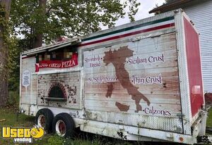 2012 - 7' x 10' Wood-Fired Pizza Concession Trailer | Mobile Pizza Unit