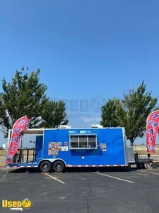 2024 8.5' x 18' Quality Cargo Kitchen Food Trailer with Fire Suppression System