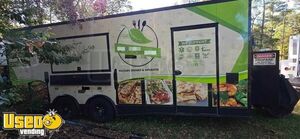 19' Kitchen Food Concession Trailer with Fire Suppression System + Bathroom