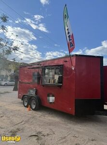 Solar Powered - 2022 7' x 18' Pizza Food Concession Trailer Mobile Vending Unit