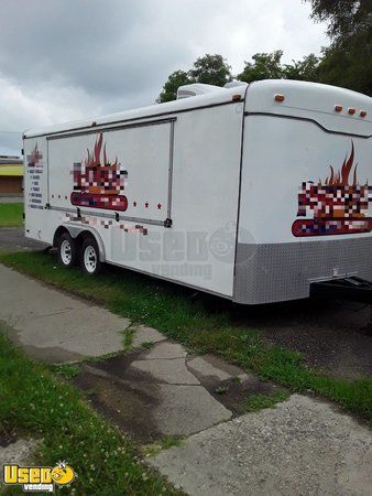 Very Versatile 8.5' x 20' Hallmark Food Concession Trailer Mobile Kitchen Unit