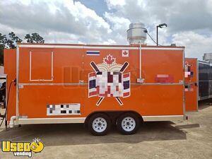 Turnkey Loaded 2021 - 8' x 16' Kitchen Food Concession Trailer with Pro-Fire