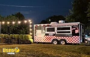 Fully Loaded 2024 8.5' x 18' Kitchen Food Concession Trailer with Pro-Fire System