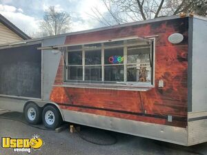 Used 2013 - 8' x 28' Kitchen Food Concession Trailer with Fire Suppression System