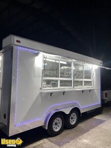 Loaded 2022 8' x 16' Food Kitchen Concession Trailer Mobile Vending Unit