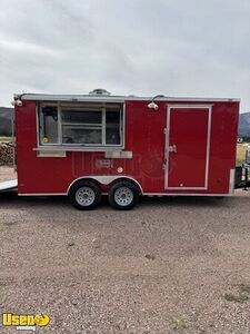 2020 7' x 16' Lark Kitchen Food Concession Trailer with Fire Suppression System