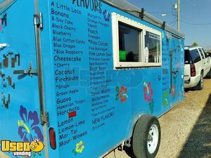 2007 - 6' x 14' Snowball Concession Trailer / Shaved Ice Trailer