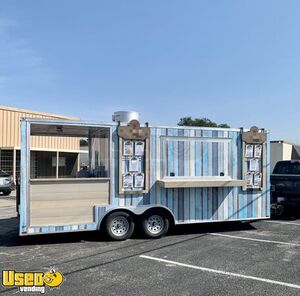 2018 Wow Cargo 8.5' x 20' Lightly Used Kitchen Concession Trailer with Porch