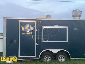 2016 - 8.5' x 16' Food Concession Trailer with Pro-Fire System