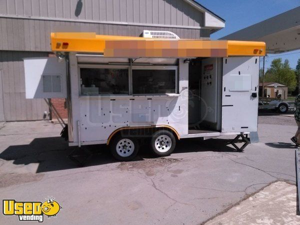 2008 7' x 14' Food Concession Trailer