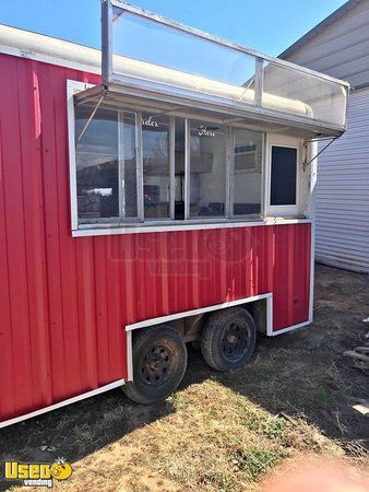 Used 7' x 12' Wells Cargo Food Concession Trailer Ready for your Personal Touch
