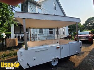 6' x 12' Open Air Concession Trailer/ Pop Up Mobile Vending Unit- DIY, Finish it Out