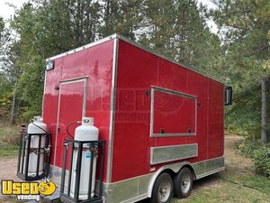 2026 8.5' x 16' Kitchen Food Concession Trailer with Bathroom +  Pro Fire System