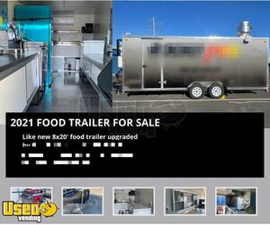 Like New 2021 - 8' x 20' Food Concession Trailer | Licensed Mobile Food Unit