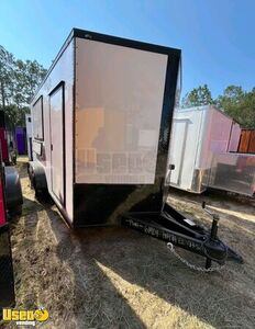 NEW - 7' x 14' Empty DIY Concession Trailer Mobile Vending Unit