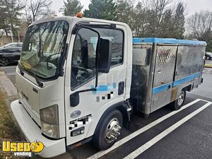 Clean - Isuzu NPR Lunch Serving Food Truck Canteen Truck