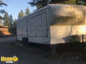 Ready to Outfit Used Wells Cargo Mobile Food Concession Trailer