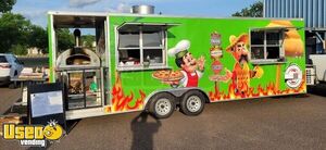 Nice and Clean 2021 - 8.5' x 24' Diamond Cargo Pizza / Food Concession Trailer with Porch