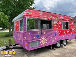 Vintage Mobile Concession Unit / Empty Mobile Vending Trailer