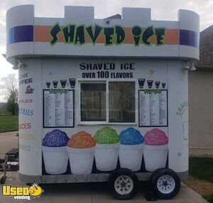 Clean -  Snowball / Shaved Ice Trailer | Mobile Vending Trailer