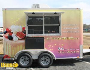 2022 7' x 12' Empire Cargo Mobile Bakery Trailer | Dessert Concession Trailer