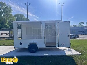 NEW - 2026 6' x 12' Empty Concession Trailer DIY Mobile Vending Unit