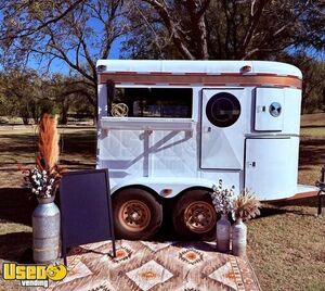 Charming - 2 Horse Trailer Concession Conversion Mobile Bar Unit
