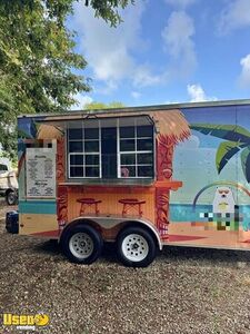2023 7' x 16' Shaved Ice Trailer Snowball Concession Trailer