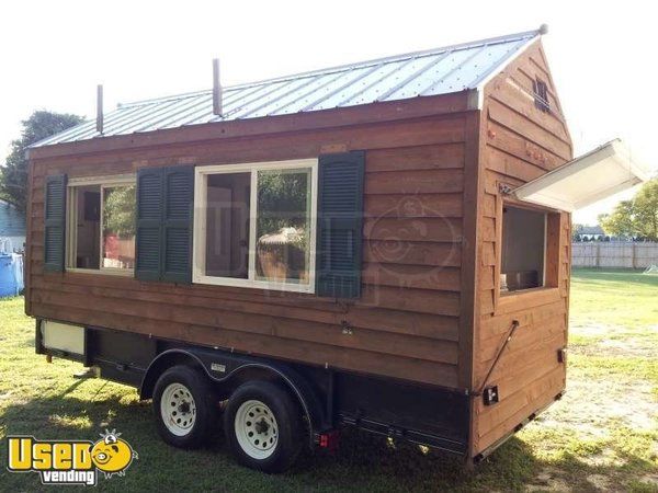 20 x 7.5 Log Cabin Concession Trailer