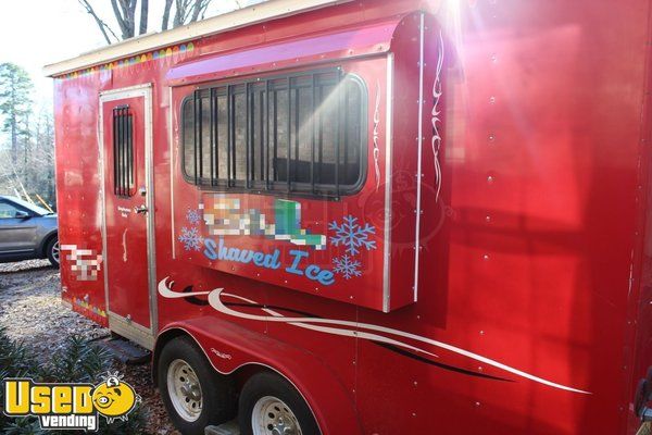 8' x 16' Shaved Ice Concession Trailer