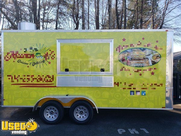 7' x 16' Custom Built Food Trailer Mobile Kitchen