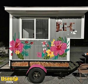 Like New 2022 - 6' x 10' Shaved Ice Concession Trailer