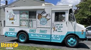 Classic & Cute GMC Workhorse Step Van Soft Serve Ice Cream Truck | Mobile Ice Cream Unit