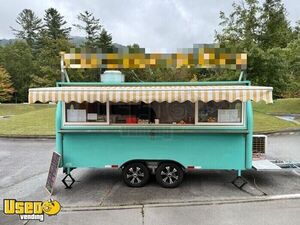 2024 6.5' x 14.7' Food Concession Trailer Mobile Vending Unit
