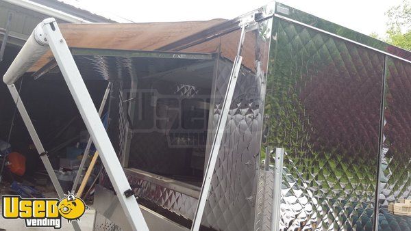 8' x 6' Stainless Food Concession Trailer