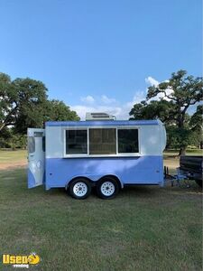 Ready to Sell 7' x 12' Shaved Ice Concession Trailer / Mobile Snowball Business