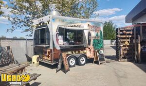 2014 8.5' x 14' Kitchen Food Concession Trailer with Fire Suppression System